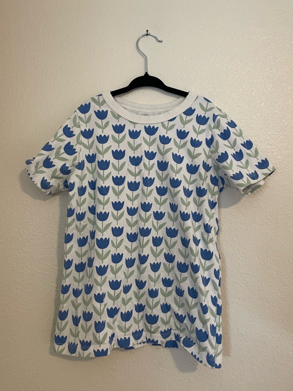 Winter Water Factory Kids Tulip Print Short Sleeve Tee